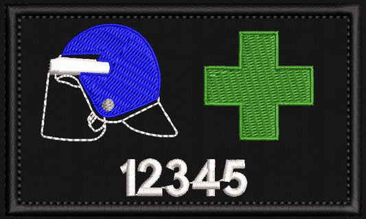 10X6 cm Police PSU Medic Patch - uniform - emergency services - medic - 999