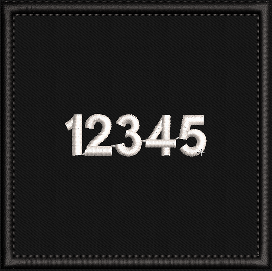 GMP style - 8 x 8 cm Embroidered patch