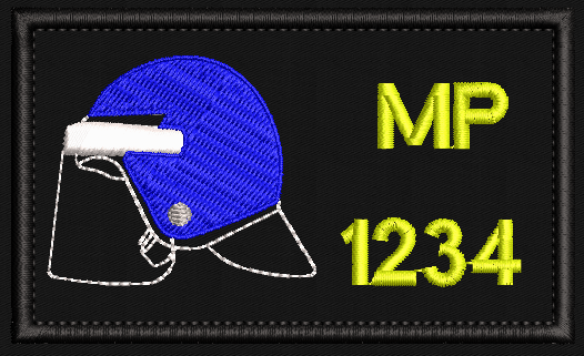 10X6 cm Police PSU Patch - uniform - emergency services - medic - 999