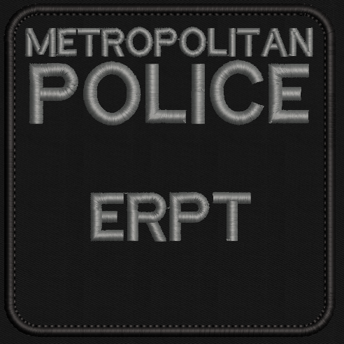 10x10cm ERPT Uniform Arm Patch - Response Team - Fully customisable - Uniform