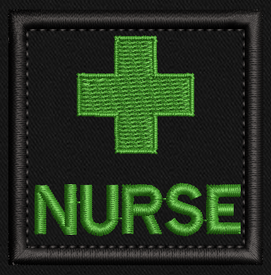 5X5cm Uniform Patch - Nurse - 999 - Paramedic - NHS - Ambulance
