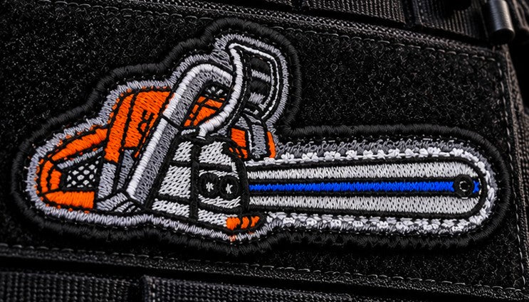 Chainsaw Embroidered Skill Patch